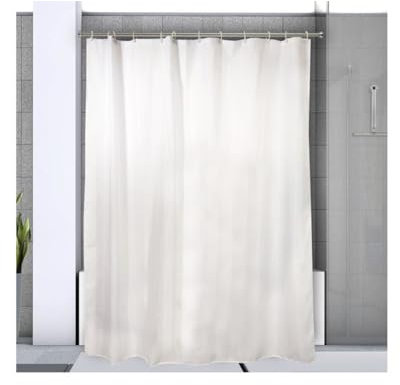 Spirella, Asta per tenda doccia allungabile in alluminio Magic 125 x 220 cm Durchmesser 21 mm Weiß
