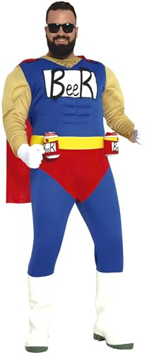 FIESTAS GUIRCA Superhelden-Kostüm Beerman Biermann, Mehrfarbig,XL (56-58)