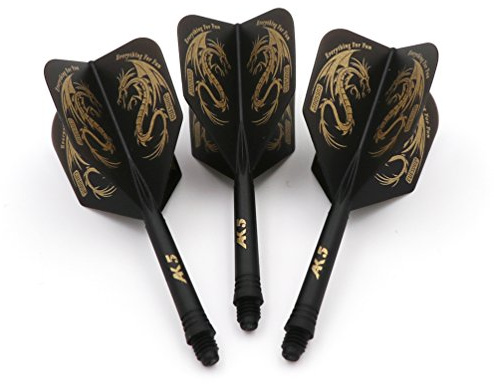 CUESOUL Integrated Dart Shaft and Flights Medium-3 PCS