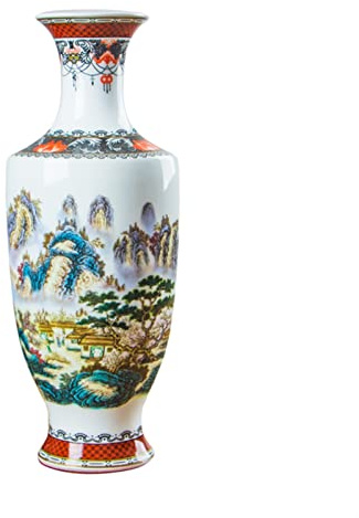 FAMoUsGoods Classique Traditionnel Antique Antique Jingdezhen Vase de Fleur de Porcelaine Chinoise for la décoration de Bureau à Domicile Vases à Fleurs Décoratifs (Color : I)
