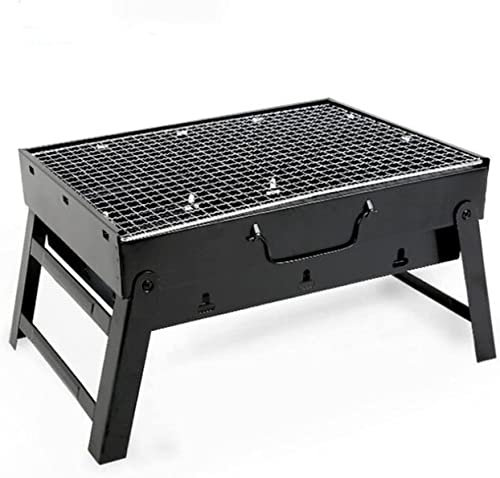 Gasgrill Tragbarer Faltbarer BBQ Grill Terrassengrill Holzkohlegrill Herd Edelstahl Outdoor Camping Picknick