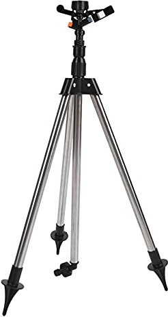 Arroseur de pelouse, arroseur de jardin, arroseur de jardin rotatif à 360 °, arroseur télescopique pour grandes surfaces, cour, jardin, pelouse