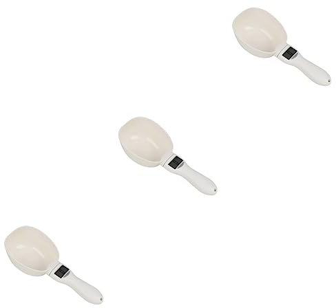 POPETPOP Lot De 3 Balances Numériques Pour Animaux De Compagnie Cuillères Balances De Cuisine Pour Aliments Beurre Farine Crème Thé Poids Précis Facile À Utiliser