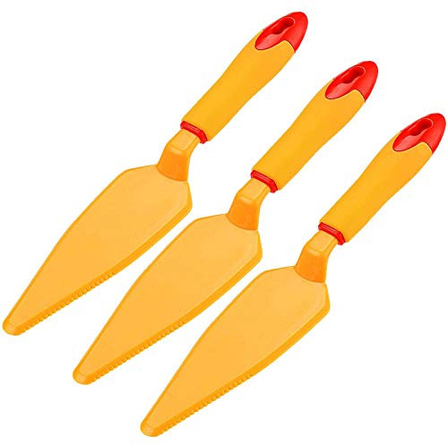 Kahdsvby Lot de 3 pelles à gâteau en plastique ABS pour pizza