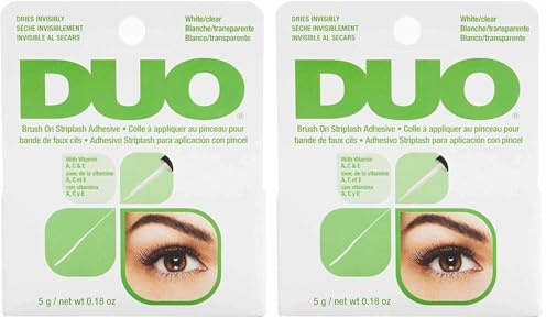 Ardell, Tratamiento para pestañas (DUO Brush On Strip Lash Adhesive Clear), 5 g (Paquete de 2)