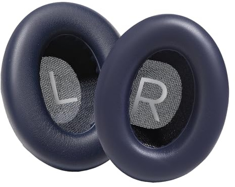 PESLNG Professionelle Ersatz Ohrpolster für Bose, kompatibel mit Over-Ear Kopfhörern von Bose 700 Noise Cancelling-Kopfhörer (NC700) (Proteinleder - Blau)