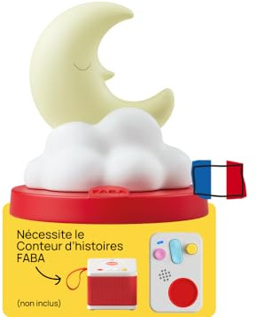 FABA Personnage Sonore – Histoires du Soir – Contes de fées et Histoires sonores, Enfants 3-5 Ans - à écouter avec FABA Conteur d’Histoires et FABA+, Jeu éducatif, Version française