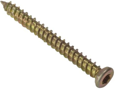 Concrete Frame Screw ZYP 7.5 x 62mm Box 100