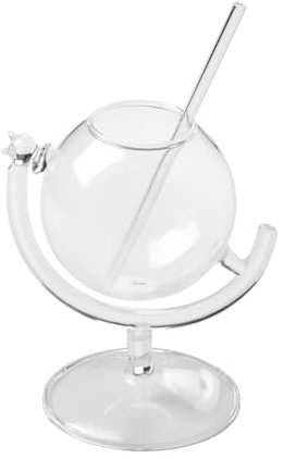 MISNODE Bicchiere da Cocktail Globe Decanter, Tazza da Cocktail Individualità da 300 Ml, Bicchieri da Vino Unici, Bicchieri Fantasiatici e Divertenti, Bicchieri da Martini per la Casa, Matrimoni, Fest