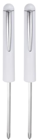 QUARKZMAN 2Pièces Tournevis de Poche Non Magnétiques 4mm Phillips Blanc