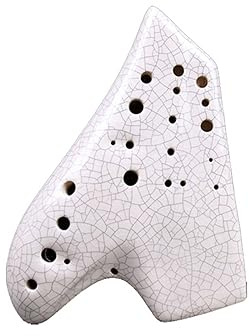 OUSIKA Ocarina Ocarina Drei Röhren AC Key Alto C Key Professionelle Anfänger Geeignet for Anfänger Studenten Ocarina Instrument Flöte