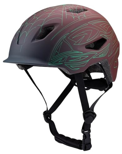 Fahrradhelm Kinder Jugendliche Erwachsene, 9 Fach belüftet, Auto Kopfanpassung empfohlen für 48-57 cm geeignet, Allround, MTB, Trekking & City Helm (Blau Schwarz, S)
