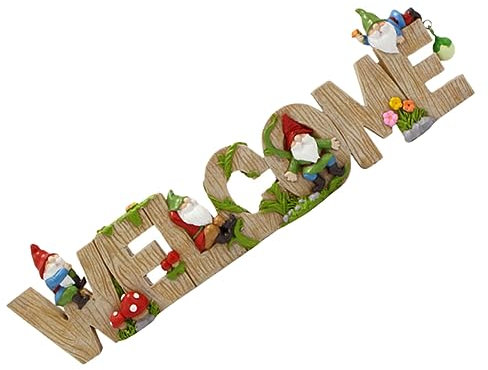 Cabilock Statue De Nain en Résine Ornement De Jardin Adorable Figurine De Nain De Jardin pour Décoration Extérieure Cour Pelouse