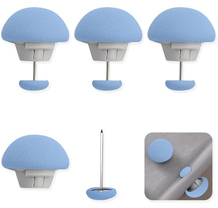 RYHHH 4 Pezzi Clip di Fissaggio per Trapunta e Copripiumino,Clip Ferma Copripiumino,per Biancheria da Letto, Federe, Copriletti, Tende, Clip,Accessori per Biancheria da Letto Antiscivolo (Blu)