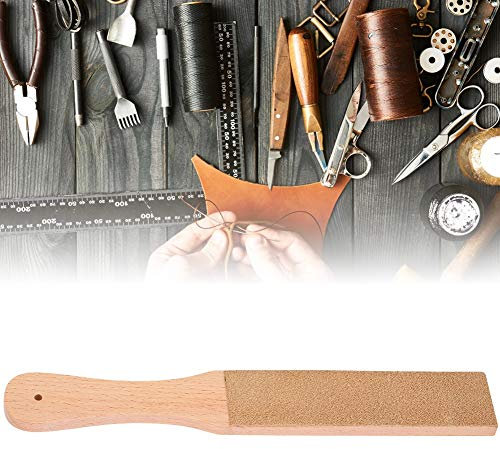 Leder -Eng -Strop, Schärfen des Holzgriff
