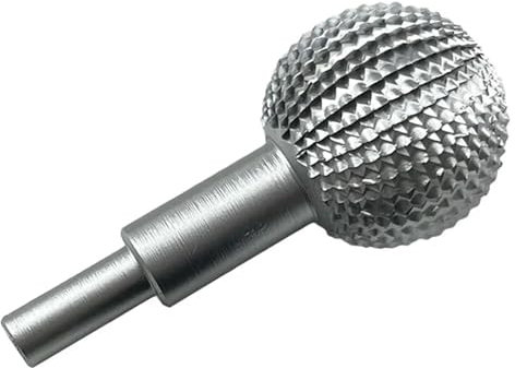 Ya Song Fresa giratoria esférica de carburo de 41,2 mm, fresa giratoria de bola, cabezal de pulido for tallado de madera, cabezal de pulido de gubia esférica