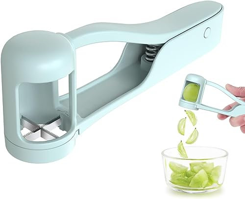 HomeGrits Grape Cutter & Fruit Slicer – Cherry Pitter Tool, Baby Tomatoes & Strawberry Cutter, Egg Slicer, Salad Chopper, Kitchen Gadget for Fruits, Veggies, Cheese & More – Multi-Purpose Food Cutter
