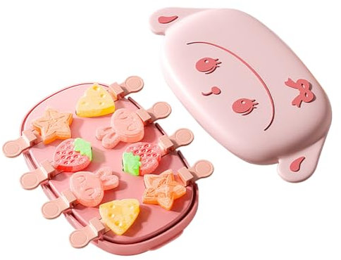 ETUCYNG Moldes Esquimales | Molde De Silicona Para Helados - Accesorios Para Postres Helados Y Jugos De Bebidas