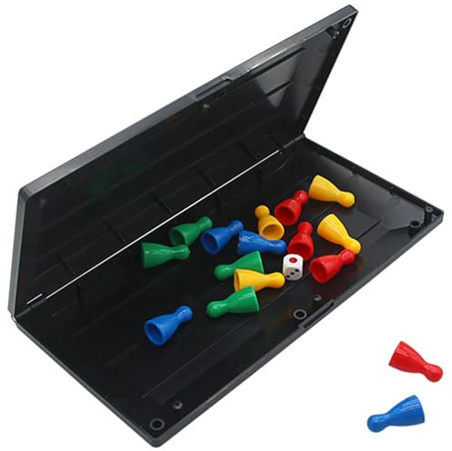 ZYHARUKO Il set di gioco a dama volante riutilizzabile promuove l'interazione dei genitori durante il tempo libero Scacchi volanti leggeri per divertimento in famiglia