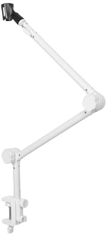 HYTROVE Microphone Stand Desk Mounted Mic Boom Arm Stand Holders Microphone Clips for Live Streaming Recording Podcast Use