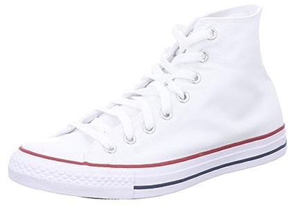 Converse All Star Hi Canvas Zapatillas Blancas Ópticas -UK 7