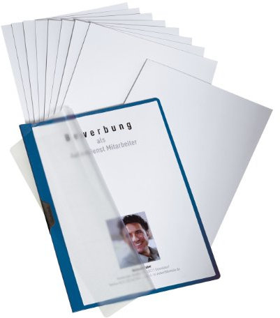 Durable Duraclip Bewerbungsset Profi, für 3 Bewerbungen, dunkelblau, 258607