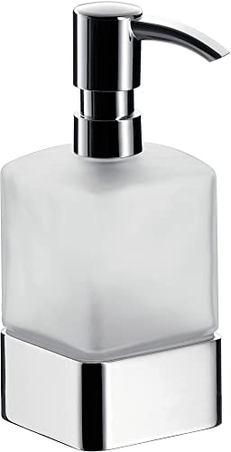 Emco 052100102 Flüssigseifenspender Loft Standmodell Kristallglas satiniert, chrom
