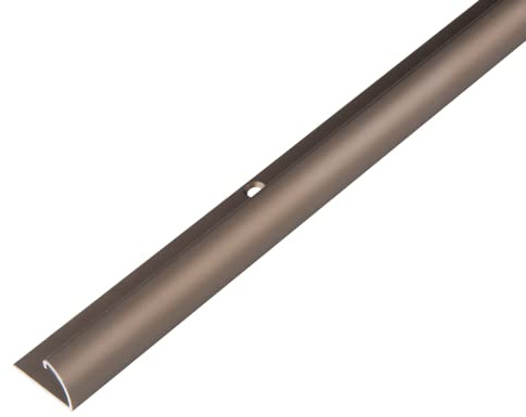 Alberts 476571 Profilé de finition | Aluminium anodisé couleur or | 1000 x 24,5 x 13,5 mm
