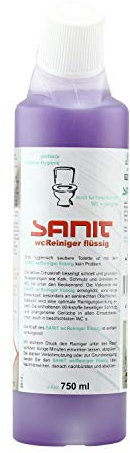 Sanit - Detergente liquido per WC, flacone da 750 ml