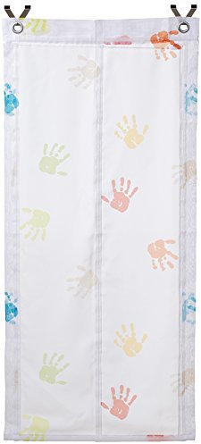 Raffrollo/Ösenrollo Kinder Hände weiss/bunt 45/60/80/100 x 130 cm ohne bohren (ca. 60*130 cm)