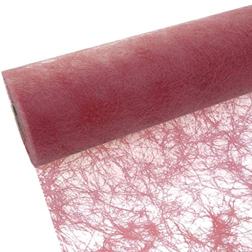 Deko AS GmbH Sizoflor Tischband Altrosa 60 cm Rolle 25 Meter 60 044-R 600