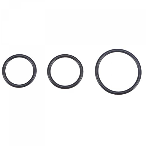 sourcing map 30in1 Set Nitrilgummi O-Ringe 28mm 30mm 32mm AD Schwarz | 24mm 26mm 28mm ID, 2mm Dicke, Dichtung