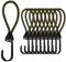 10Pcs Tendeur Elastique avec Crochet, 15cm Tendeur Caoutchouc De Bâche, Cordes Élastiques avec Crochets, Crochets d'Extenseur, Tendeurs De Fixation pour Bâche, Tente, Affiche, Filet, Camping (Vert)