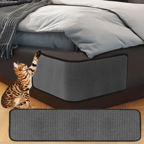 Cat Scratching Mat Sofa Furniture Protector Cat Scratcher Board Natural Sisal Kitty Scratching Pad Scratch Couch Cover Guard Claws Care Toy Scratcher Mat Rug for Grinding Claw and Protect Furniture