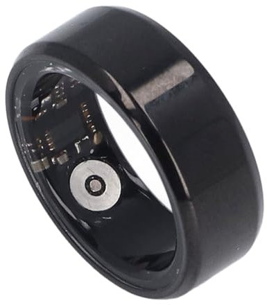 Smart Ring Health Tracker, Tragbarer Fitness Schlaf Tracker für Männer und Frauen, Unterstützt 6–7 Tage Akkulaufzeit, IP68 Wasserdicht, Bluetooth (Größe 11 20,7 mm / 0,8 Zoll
