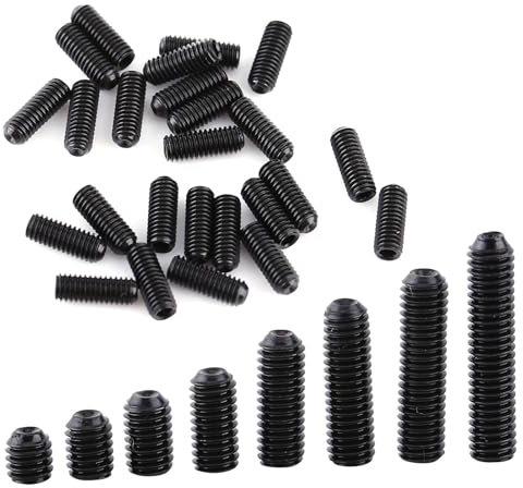 M3 30 Mm Gewindestift-Set, 14 X 8 X 1, 200 Stück, M3-Kohlenstoffstahl, Innensechskant, Gewindestift, Gewindestift-Sortiment, Sechskanttopf