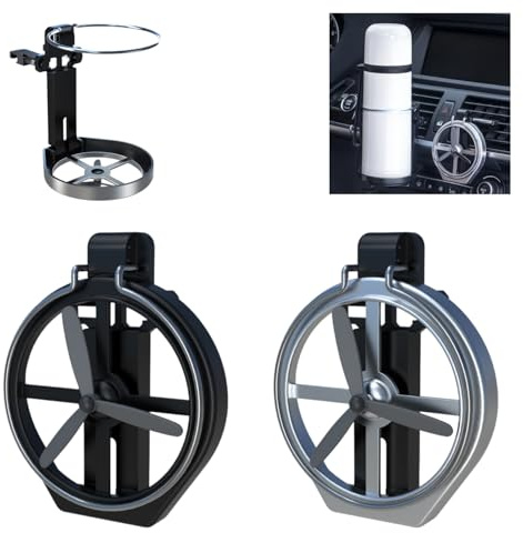 2PCS Tassenhalter Auto Lüftung, Kaffeebecher Halterung Auto für Faltbar, Auto Getränkehalter für Beifahrer Mittelkonsole, Auto Halterung Dosenhalter Zusammenklappbar, Cup Holder for Car, Drink Holder