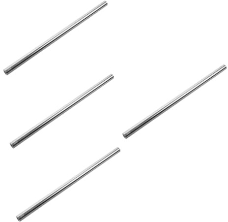 BESPORTBLE 4pcs Antenna Mounting Rod for Weather Vane Reliable Roof Mount Stainless Steel Pole for Wind Direction Indicator Installation