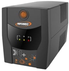 INFOSEC 661055 Gruppo di continuità ups X1+ Ex 500VA Line Interactive Nero Nero