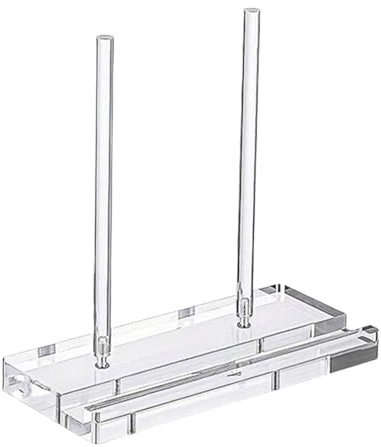 Baoblaze Klarer Acryl-Buchständer, transparenter Buchhalter-Ausstellungsständer, Acryl-Ausstellungshalter für Speisekarten, Bücher, Schallplatten