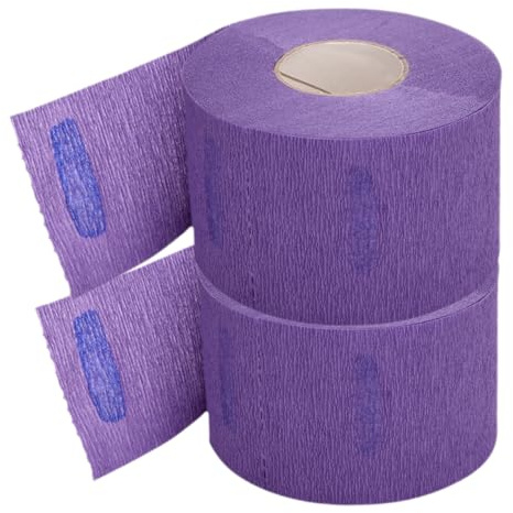 Homoyoyo 2rollos Papel De Cuello Peluqueria Tiras De Pelo Para Moldear Suministros De Barbería Prevención Cabello Suelto