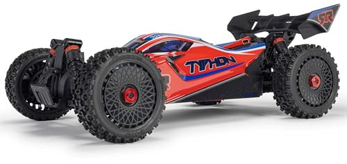 ARRMA RC Car 1/8 Typhon 4X4 223S BLX BRUSHLESS Buggy RTR (Battery and Charger Not Included) with DSC RED/Blue, ARA4306V4T3