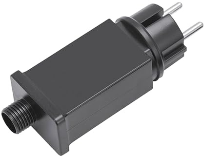 Adaptateur Secteur Pour Lumières LED,Adaptateur 12V Pour Guirlandes Lumineuses Avec Prise EU | Transformateur Étanche IP44 pour Décorations Jardin Halloween Noël - Pour Jardin Et