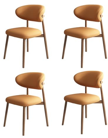 Esszimmerstühle aus Holz 2/4/6er Set - Bequeme Polsterstühle Modernes Design Leicht zu Reinigen für Küche Wohnzimmer Esszimmer Möbel