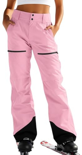 Pantalon De Ski Femme avec Poches Pantalons Thermique Femme Hiver Outdoor Classique Pantalons de Randonnée Chaud et Confortable Pantalon Ski Exquisite pour Sports de Plein Air Camping