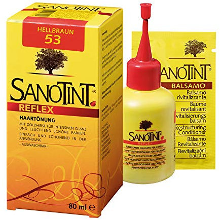Sanotint® Reflex Haartönung Nr. 53 „hellbraun“ (80 ml)
