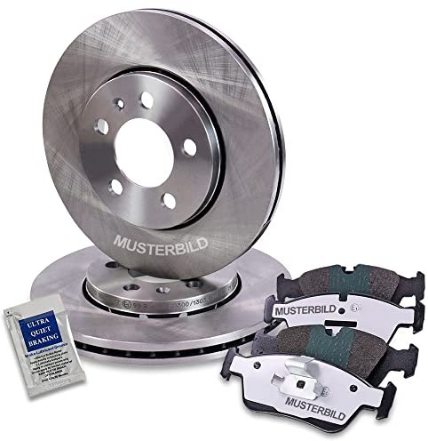 BESTPRICE Juego de frenos eje delantero incl. discos de freno ventilados Ø 295 mm + pastillas de freno delanteras