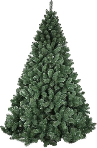 Sapin de Noël, pin, 150, 180, 210, 230, 270 cm, super touffu, réaliste, vert, pour Noël (240 cm)
