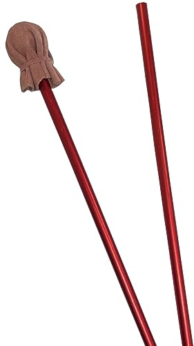 Quickdraw Artist Mahl Stick 2 Piece Arm Rest for Oil Acrylic Painting Signwriting Painters Professional Tool Red