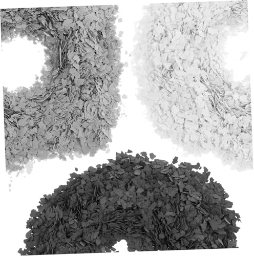 HOMSFOU 1kg Dekor Chips Bodenschutz für Betonbodenbeschichtung mit Natürlichen Farbchips Leicht zu Verwenden für Garage und Keller